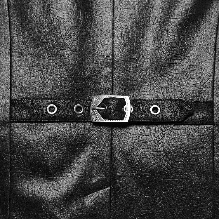 Black Men's Gothic Medieval Vest