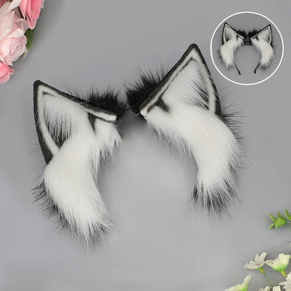 Animal 3 Colors Covers Waggling Ear Faux Fur