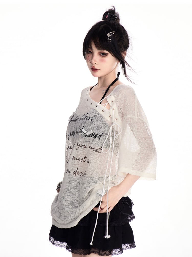 Leopard Pattern Buckle Straps Black Lace Trim Tiered Skirt