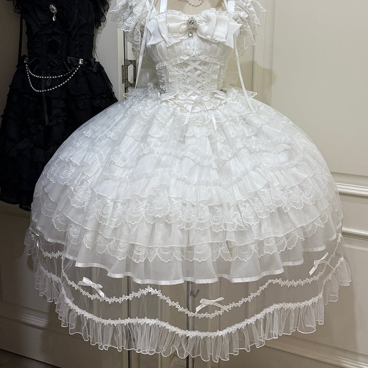 Overlay Colors Lolita and Bow Details with 5 Lace
