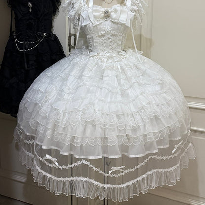 Overlay Colors Lolita and Bow Details with 5 Lace