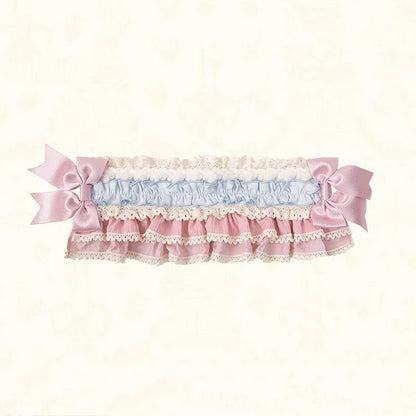Hairband Pink Blue / Bowknot Mint Yellow