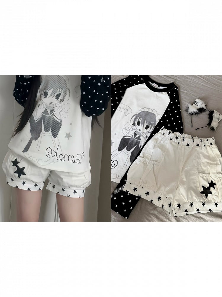 Otaku Star Pattern Bloomers - Yameko