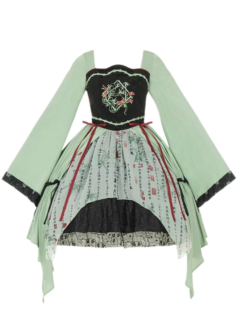 Design + Bow + China Big Apron Dress