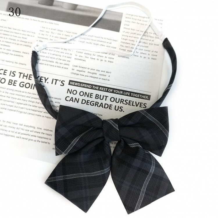 JK Bow Tie Plaid 30 Uniform Options Pattern
