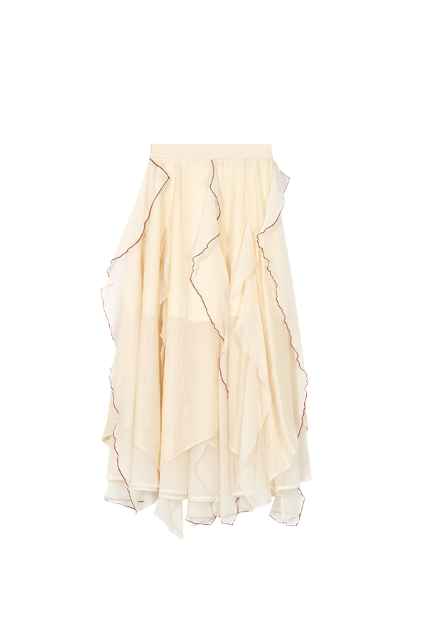 ビスチェ + クラッシュヘビーローズスカート