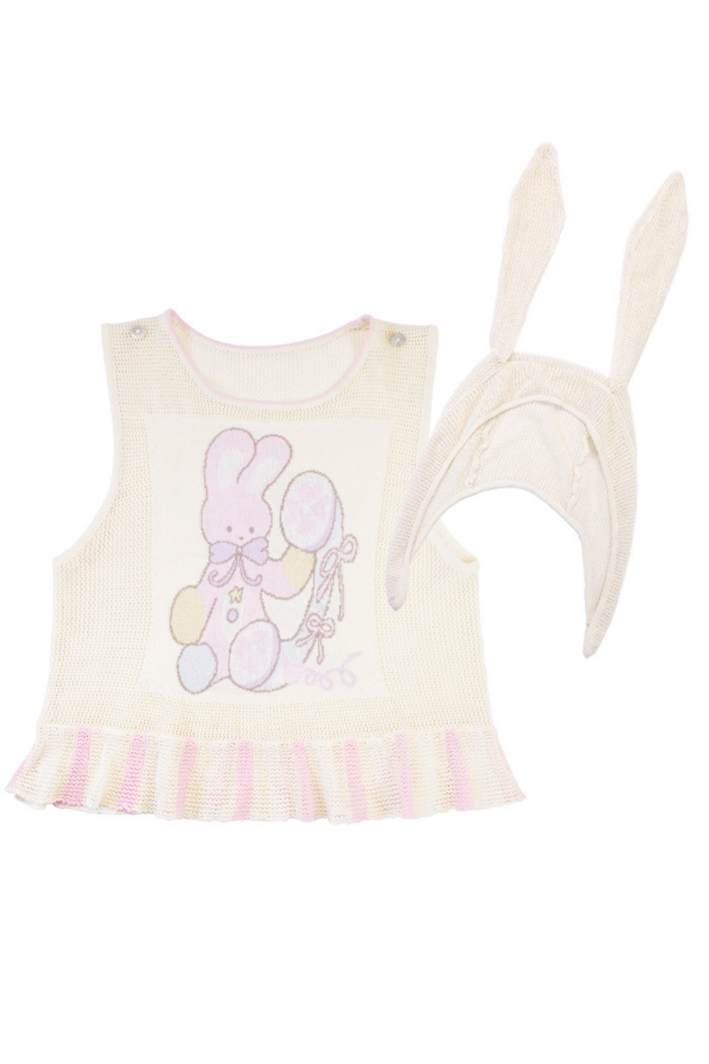 サブカルチャー動物帽子メッシュベスト+