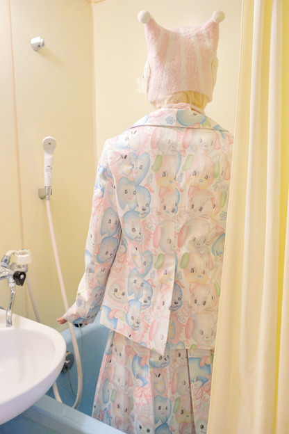 ジャケットy2k + 襟付きスカートファンタジー