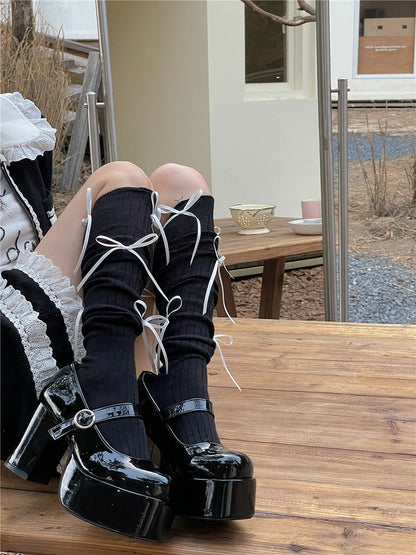 Stockings Balletcore Options 6 Bowknot Ribbon Color