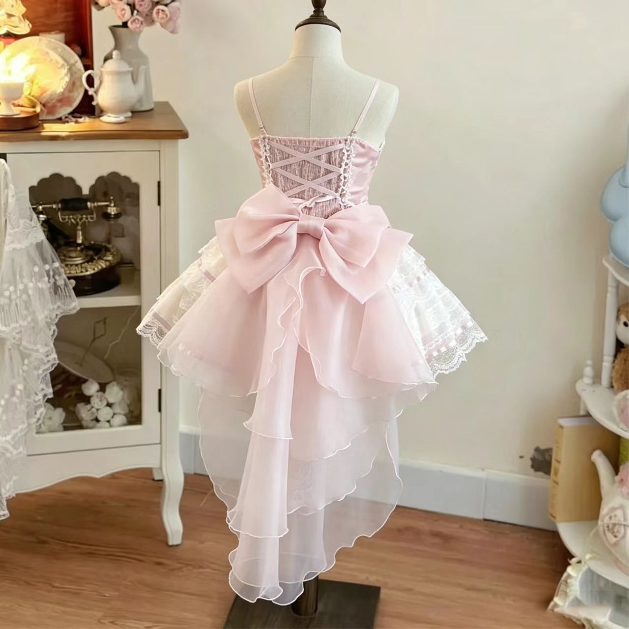 Lolita Ballet Bridal Bow Back Waist Decoration