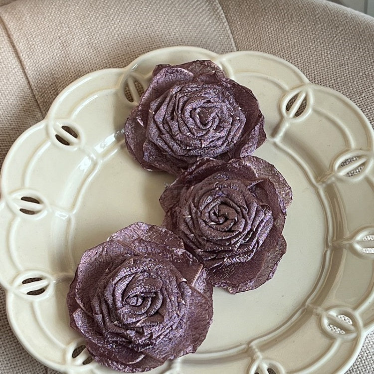 Multicolored – Color Edge 10 - Options Rose Brooch/Clip Burnt