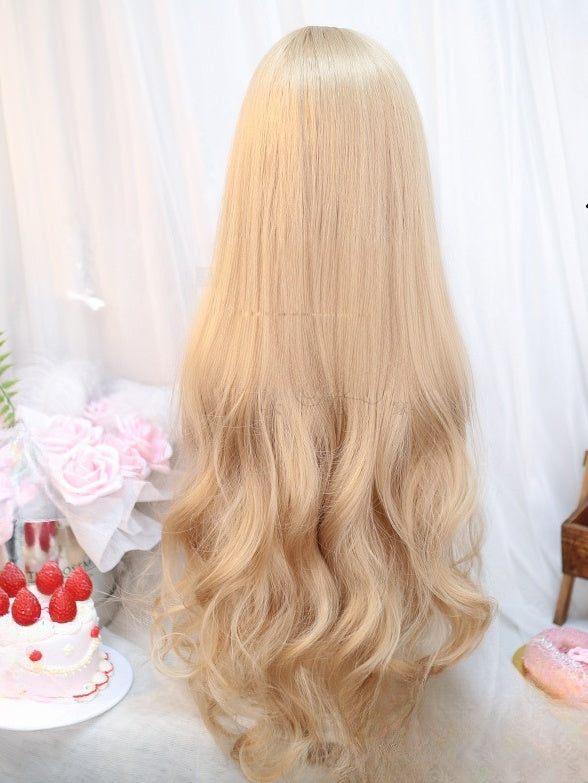 Unterbrustlange synthetische Perücke