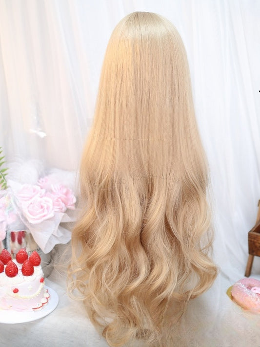 Unterbrustlange synthetische Perücke