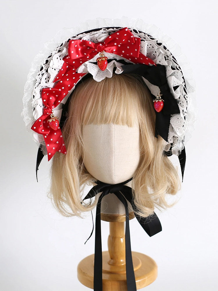 Accent 4-Color Bonnets Strawberry Lolita