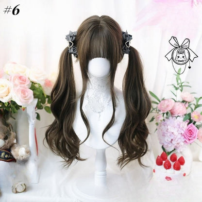 Unterbrustlange synthetische Perücke