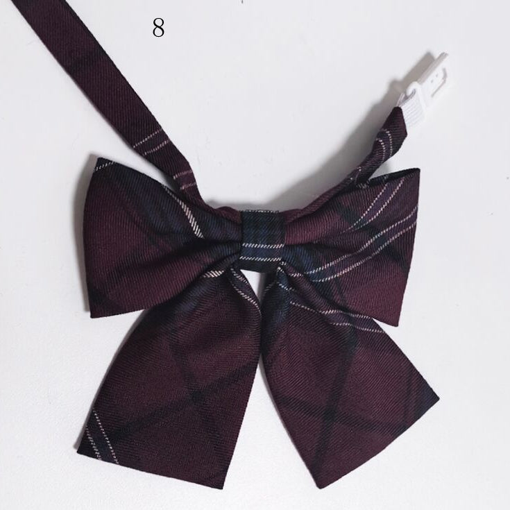 JK Bow Tie Plaid 30 Uniform Options Pattern