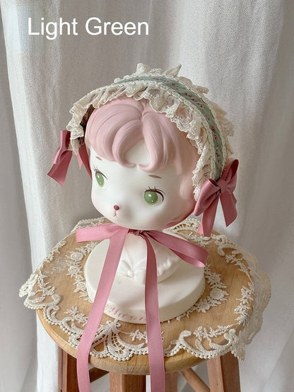 Lace Trimmed Hairband Two Color Options - Miss Cube Dressworks