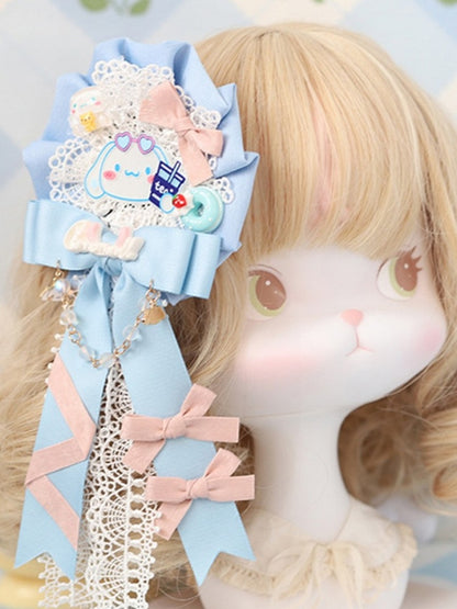 Brooch/Hairclip Bowknot Lolita Pink/Purple/Blue Sweet Lace