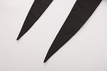 Black with Sleeves Collar Lolita Bell Top Ouji Stand Split-Tail