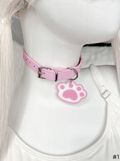 Leather Chokers Styles Pendant Kawaii 3