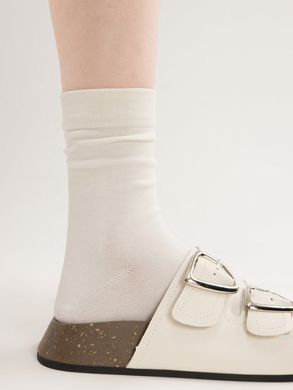 Cotton Socks Minimalist 5 Colors JK