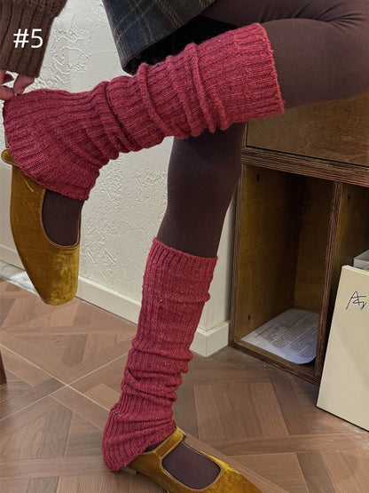 ニットレッグウォーマー
