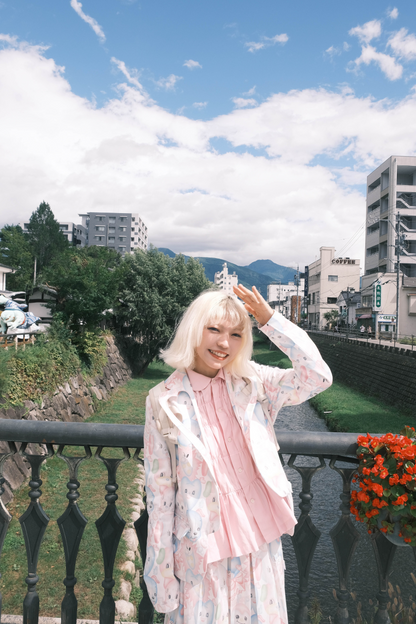 ジャケットy2k + 襟付きスカートファンタジー