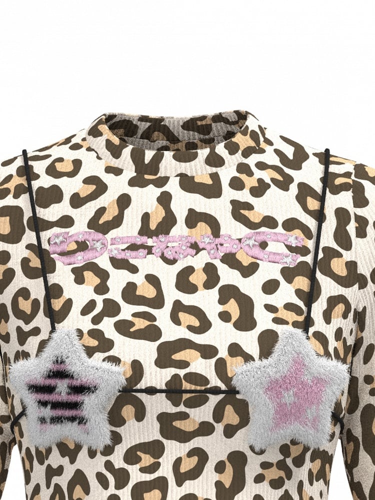 ギャルピンクの華やかな星型キャミソールファッション