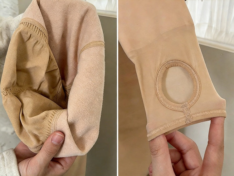 Tights Fleece-Lined Stretchy