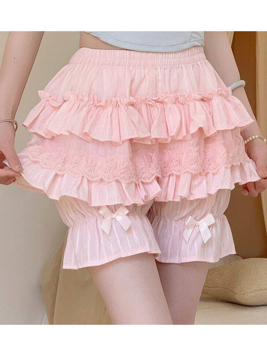 Douces culottes bouffantes à volants - Lan Jian Chuan