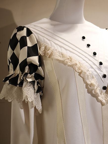 トレイン王子ファッション + ポーカーショーツ + バイブスライトワンダーランドカード衣装 - シャツカラー取り外し可能テーマアリスブルー