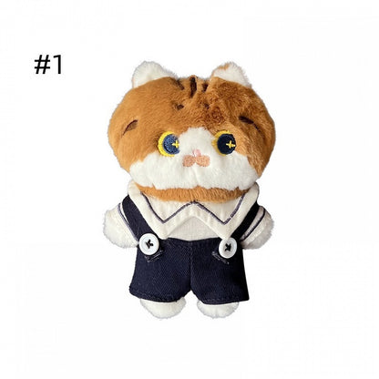 4つのオプションかわいい猫の形をしたぬいぐるみ