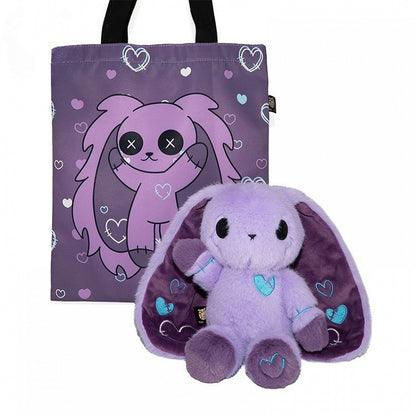 Doll Bunny Purple Kawaii with A Bag Plush Canvas
