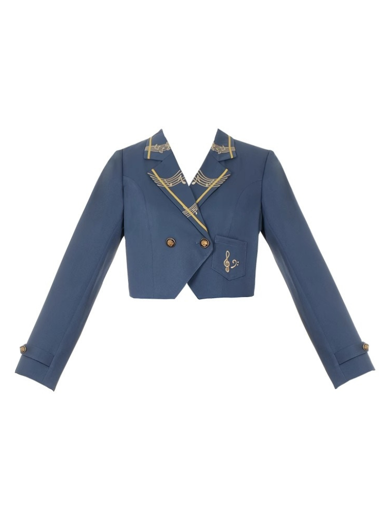 スカート+ネクタイサップピアノショートエレガントなリボンデザインペンダント+ジャケット