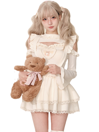 Soft Care Suspender Spring Top Bare Skirt Nana