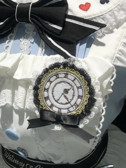 Vibes Brooch Embroidery Clock Alice
