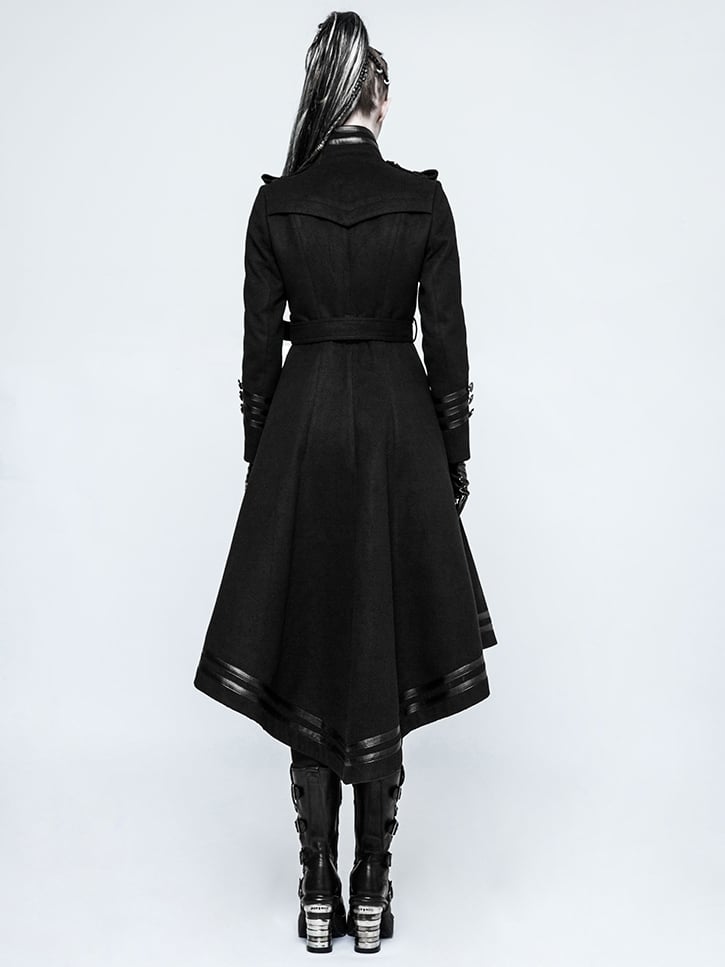 Worsted Military Women's Coat Black Uniform