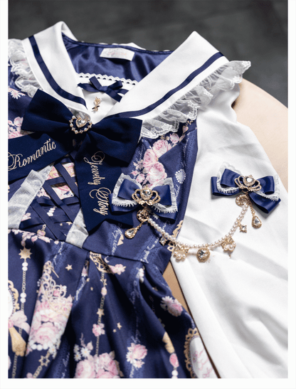 Celestial Collection Moon Options Jirai Kei Bowknot Hairclips with Beaded Chain Gemstone Star 5 Color