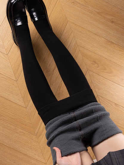 Solid Warm Slimming Tights 7 Colors Color