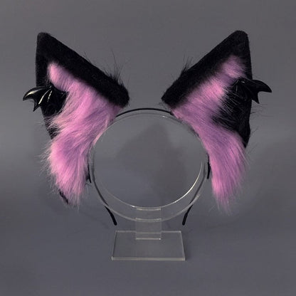 Options Decorations Fluffy Lolita Color 6 Faux – Cat Bat Ear with Mini KC