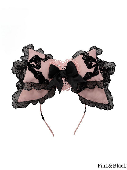 Lolita – KC Sweet Large Color Lace Bow Options Trimmed 4