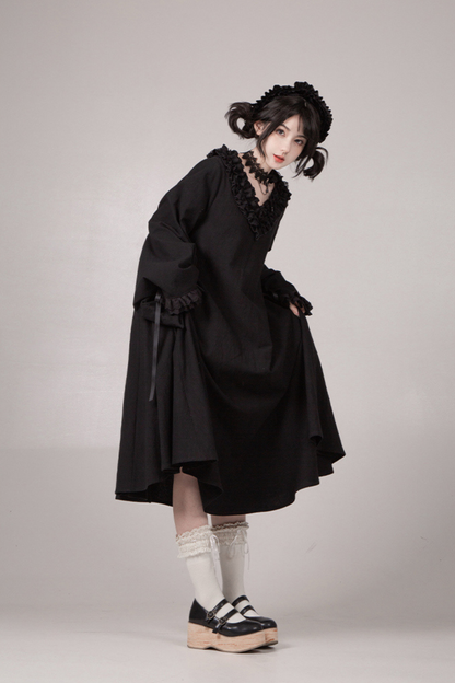 Apron Dress + Lolita Doll Gothic