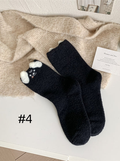 Cute Puppy Calf Socks