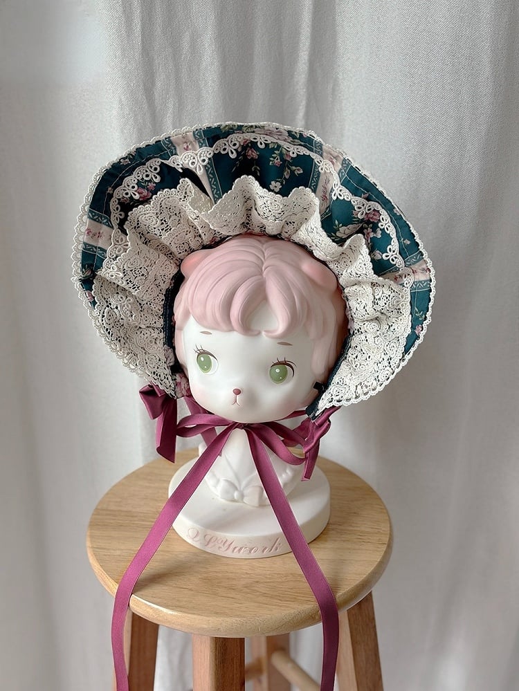 Sweet Bonnet Three Color Choices - Miss Cube Dressworks