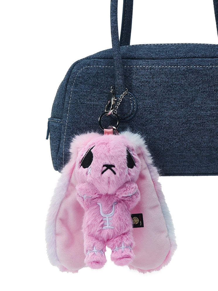 Options Guro Anxious - Kawaii Embroidery 7 Symbol Scar Color Details Keychain Bunny