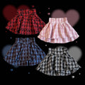 High-Waist Edgy in Skirt: 3 Sweet Jirai Tiered Plaid Kei Colors