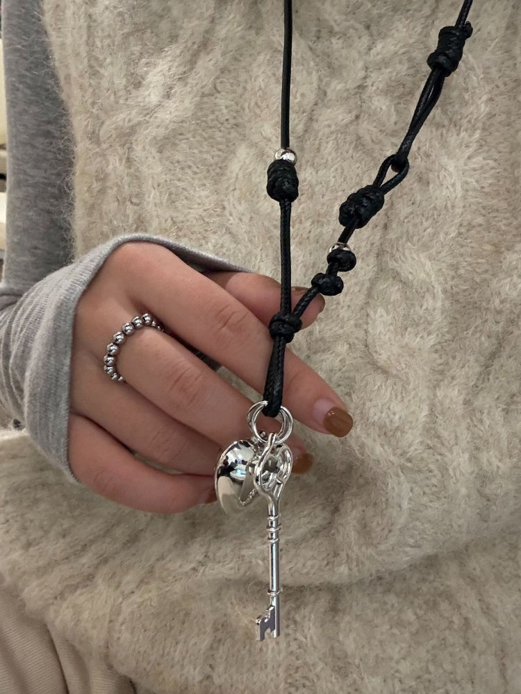 Y2K Key/Spoon Pendant Necklace