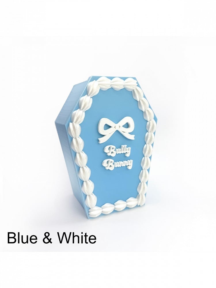 Kawaii 3D Printed Box with Bowknot Accent - Bully Bunny
