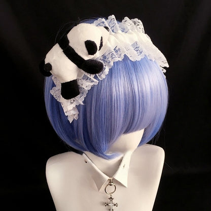 Lace with Trim Black/White KC Panda