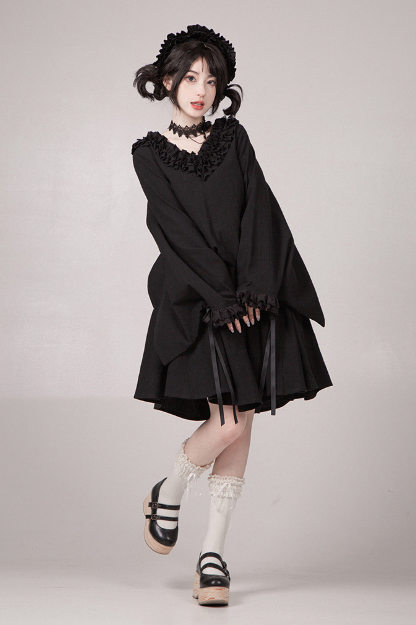 Apron Dress + Lolita Doll Gothic
